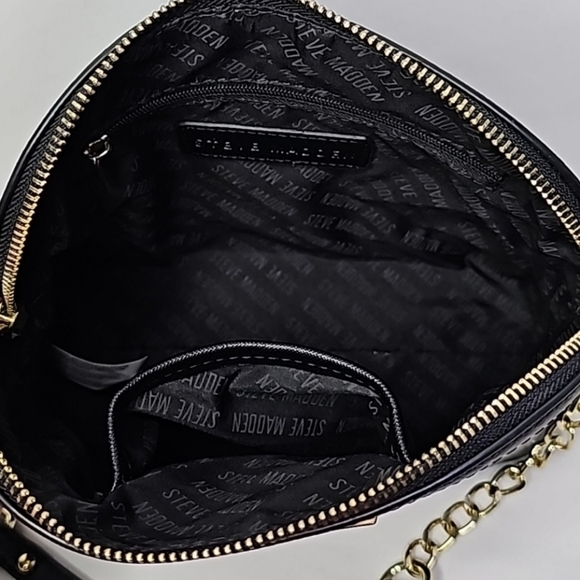 STEVE MADDEN ▪︎ BLACK CROSSBODY PURSE - Picture 7 of 9